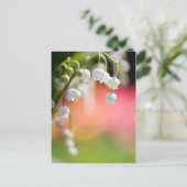 Lily of the Valley Postcard Postkarte (Stehend Vorderseite)