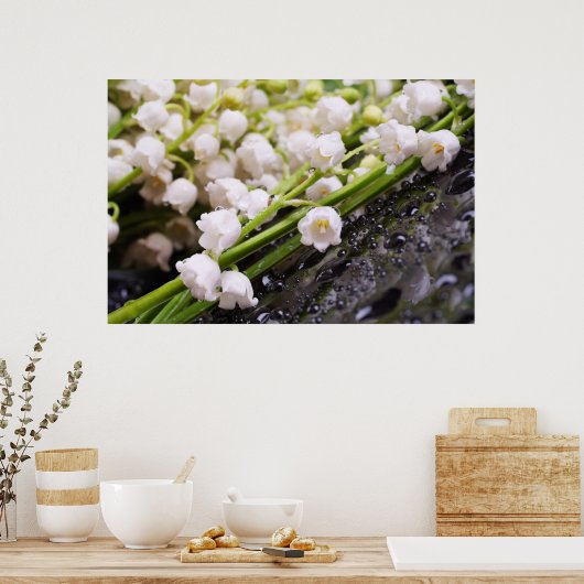 Lily of the Valley Poster (Küche)
