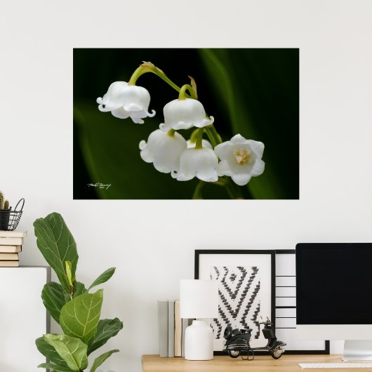 Lily of the Valley Poster (Heimbüro)