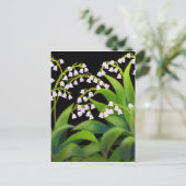 Lily of the Valley Postkarte (Stehend Vorderseite)