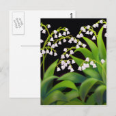 Lily of the Valley Postkarte (Vorne/Hinten)