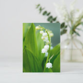 Lily of the Valley Postkarte (Stehend Vorderseite)