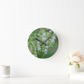 Lily of the valley runde wanduhr (Zuhause)