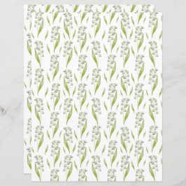 Lily of the Valley Scrapbook Paper