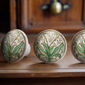 Lily of the Valley Serenity Keramik Knob Pull Keramikknauf