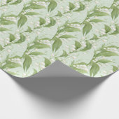 Lily of the Valley Spring Floral Geschenkpapier (Ecke)