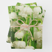 Lily of the Valley Spring Flowers Geschenkpapier Set (Beispiel)