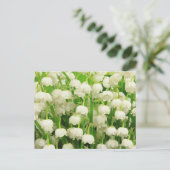 Lily of the Valley Spring Flowers Postkarte (Stehend Vorderseite)