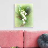 Lily of the Valley Stretched Canvas Print Leinwanddruck (Insitu (Wohnzimmer))
