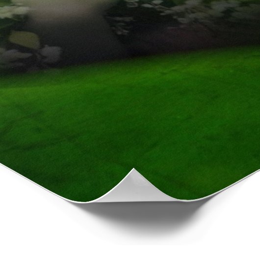 Lily of the Valley Sweet White Bell Blume Bouquet Poster (Ecke)