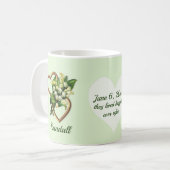 Lily of the Valley Two Hearts, glücklicherweise im Kaffeetasse (Vorderseite Links)