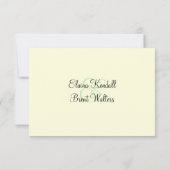 Lily of the Valley UAWG (Elfenbeinküste) RSVP Karte (Rückseite)