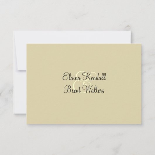 Lily of the Valley UAWG RSVP Karte (Rückseite)