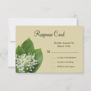 Lily of the Valley UAWG RSVP Karte
