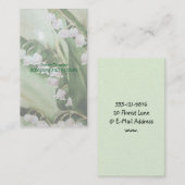 LILY OF THE VALLEY VISITENKARTE (Vorne/Hinten)
