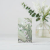 LILY OF THE VALLEY VISITENKARTE (Stehend Vorderseite)