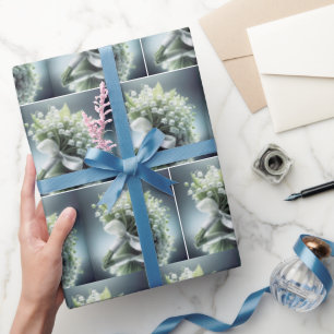 Lily of the Valley Wedding Bouquet Geschenkpapier