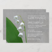 Lily of the Valley Wedding Einladungen (Vorne/Hinten)
