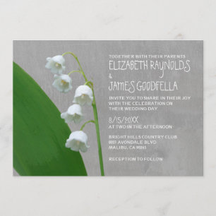 Lily of the Valley Wedding Einladungen