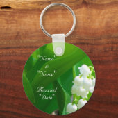 Lily of the Valley Wedding Schlüsselanhänger (Vorderseite)