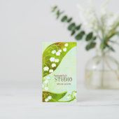 Lily of the Valley Wellness-Center & Salon Visitenkarte (Stehend Vorderseite)