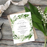 Lily of the Valley White Floral Brautparty Einladung<br><div class="desc">Entdecken Sie Ihr Thema mit Ihren Lily of the Valley Weiße Blumendusche Einladungen. Handgemalte Aquarellblumen mit Lily of the Valley bilden die Grundlage für Ihre Hochzeitseinladungen im Brautparty Lily of the Valley. Ihr künstlerisches Kunstwerk wird mit hochwertigen beruflichen Druckern zum Leben erweckt. Geben Sie einfach Ihre Informationen zu unseren einfach...</div>