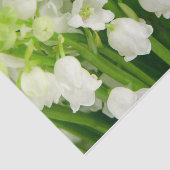 Lily of the Valley White Spring Flowers Seidenpapier (Ausschnitt)