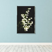 Lily of the Valley Wrapped Canvas Leinwanddruck (Insitu (Holzboden))