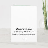 Lily of the Vally Maiden Karte (Rückseite)