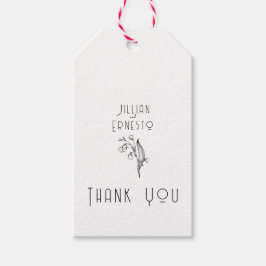 Lily of Valley Collection | Weiße Anwendung Geschenkanhänger