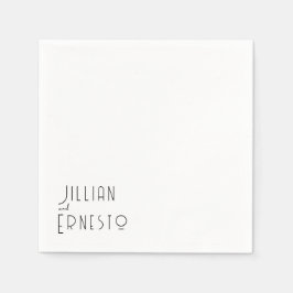 Lily of Valley Collection | Weiße Anwendung Serviette