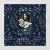 Lily of Valley Ferns | Dark Blue Foto Program Programm (Vorderseite)