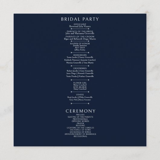 Lily of Valley Ferns | Dark Blue Foto Program Programm (Rückseite)