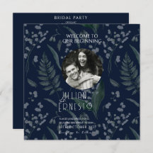 Lily of Valley Ferns | Dark Blue Foto Program