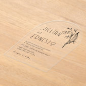 Lily of Valley | Keine Farbe entfernbare Abbildung Acryleinladungen (Ablage )