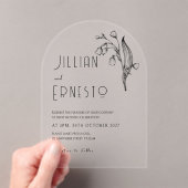 Lily of Valley | Keine Farbe entfernbare Abbildung Acryleinladungen (Insitu (Handheld))