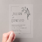 Lily of Valley | Keine Farbe entfernbarer Rahmen Acryleinladungen (Insitu (Handheld))