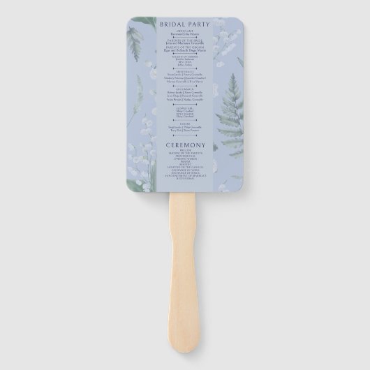 Lily of Valley | Light Blue mit Foto Programm Fächer (Rückseite)