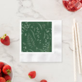 Lily of Valley mit Ferns | DDC Green Non Custom Serviette (Beispiel)