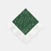 Lily of Valley mit Ferns | DDC Green Non Custom Serviette (Ecke)