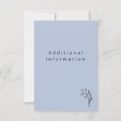 Lily of Valley | Periwinkle Blue - Save the Date (Rückseite)