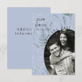 Lily of Valley | Periwinkle Blue - Save the Date (Vorne/Hinten)