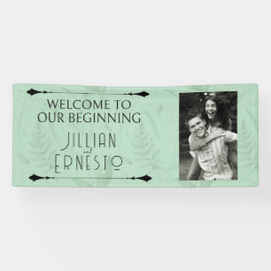 Lily of Valley   Weich grün mit Foto Banner