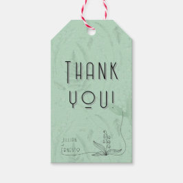 Lily of Valley | Weiche grüne Dankeschön an Sie mi Geschenkanhänger