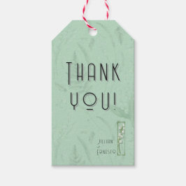 Lily of Valley | Weiche grüne Dankeschön an Sie mi Geschenkanhänger