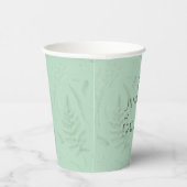 Lily of Valley | Weichgrüne Anwendung Pappbecher (Rechts)