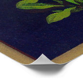 Lily Orange LabelExeter, CA Poster (Ecke)