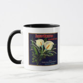 Lily Orange LabelExeter, CA Tasse (Links)
