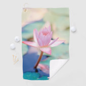 Lily Pad Blume Golfhandtuch (Insitu)