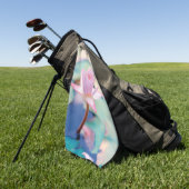 Lily Pad Blume Golfhandtuch (Gras)